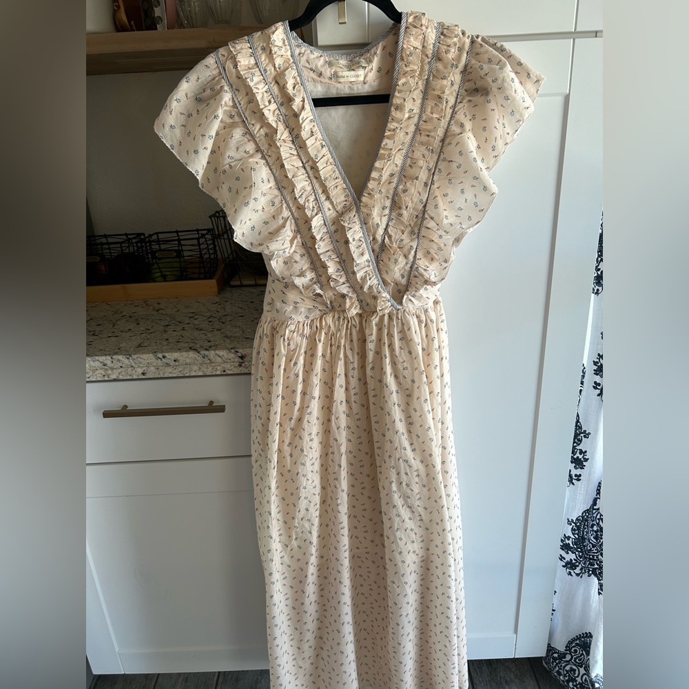 Christy Dawn Cream Floral Maxi Dress